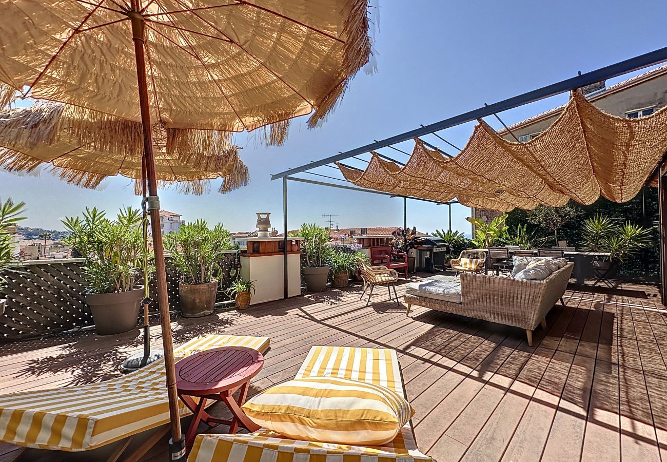 Studio à Cannes - Intuition Rooftop terrasse proche marché Forville